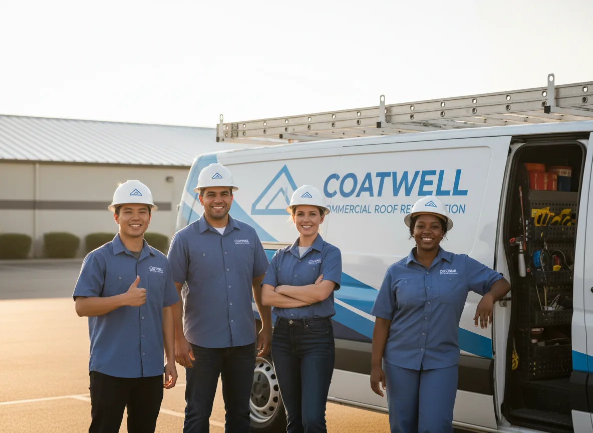Commercial roof coating company in Pentress, WV
